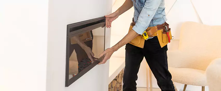 Metal Fireplace Installation in Washington, Illinois