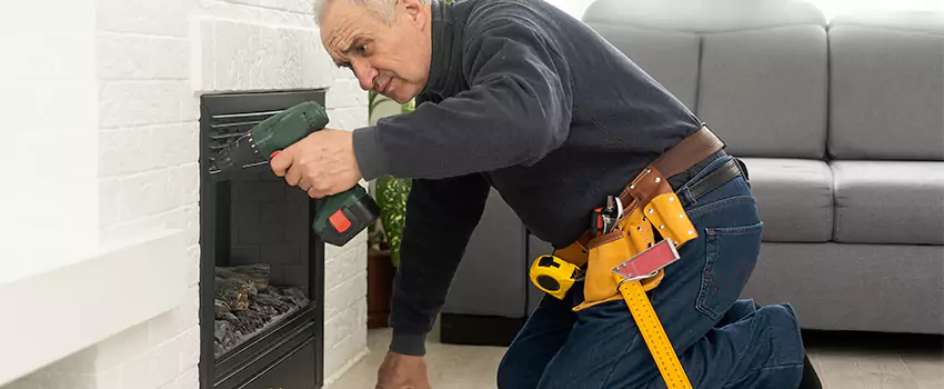 New Indoor Fireplace Installation in Washington, Illinois