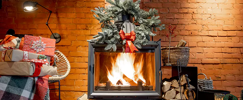 Travis Industries Linear Gas Fireplace Installation in Washington, Illinois